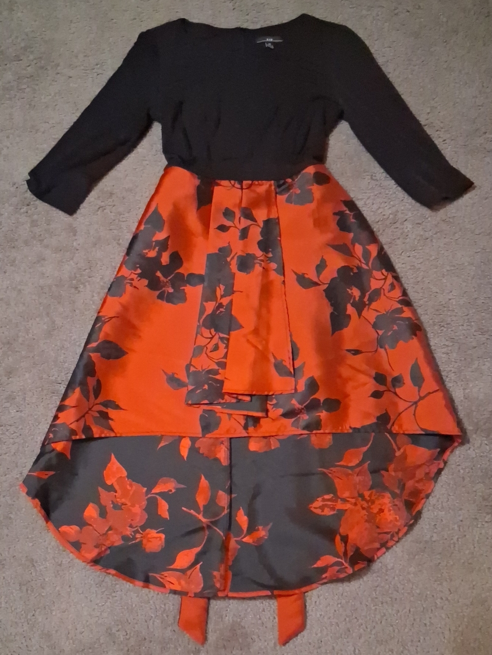 High Low R&K Dress, Size 8P